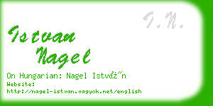 istvan nagel business card